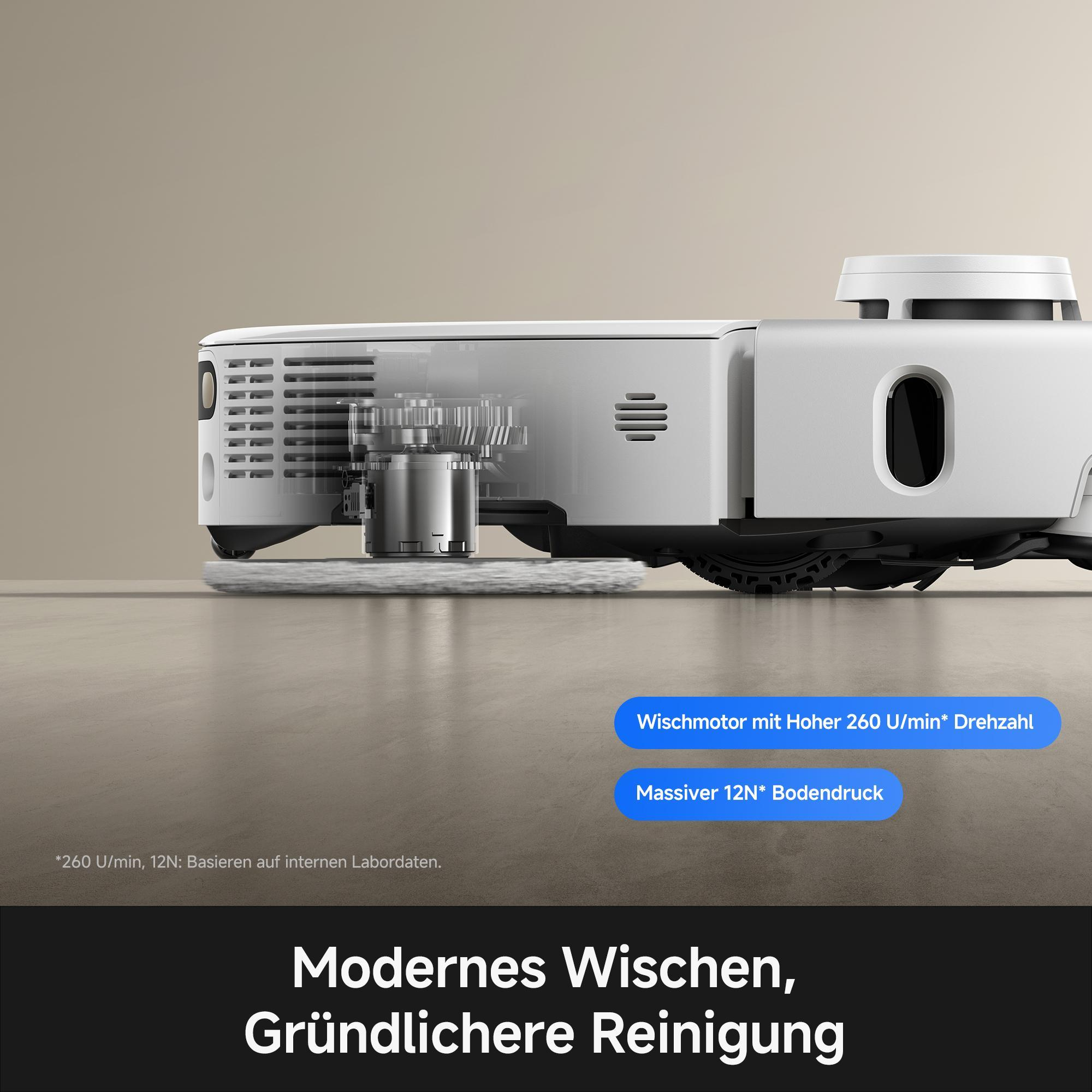 MOVA P70 Pro Ultra Saug-Wisch-Roboter mit Reinigungsstation Weiß