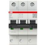 ABB SX203-B40. Eingangsfrequenz: 50 / 60 Hz, Nennstrom: 40 A, Nennspannung: 400 V. Schutzschaltertyp: Miniatur-Leistungsschalter, Typ Auslösekurve: Typ B, Schaltleistung: 6000 A. Breite: 52,8 mm, Tiefe: 69 mm, Höhe: 85 mm. Menge pro Packung: 1 Stück(e) (2CDS253003R0405)