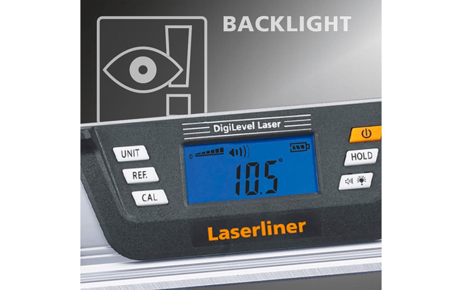 Laserliner DigiLevel Laser G40 Digitale Wasserwaage 400 mm Grau
