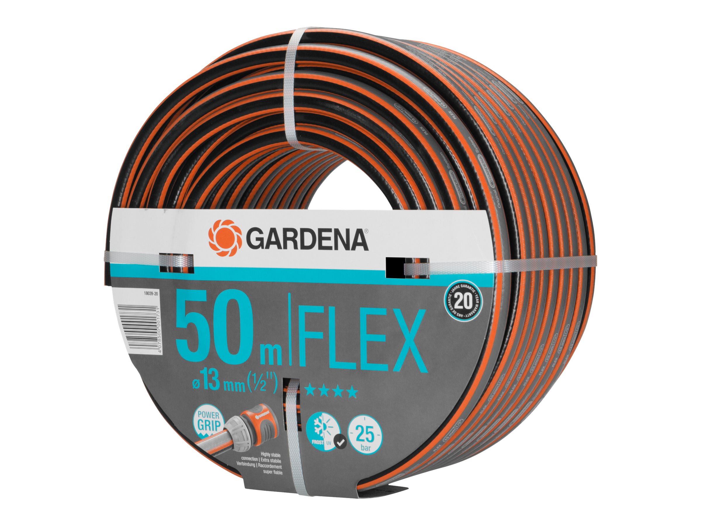 Gardena Comfort FLEX Gartenschlauch 13 mm (1/2") 50 m Schwarz/Orange