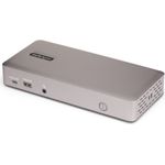 StarTech.com Triple-Monitor USB4 Docking Station, 4K 60Hz HDMI or DisplayPort, 100W Laptop Charging, 2.5GbE, USB-C Multi-Monitor Dock, Driverless (150UE-USB4DOCKTRIPLE)