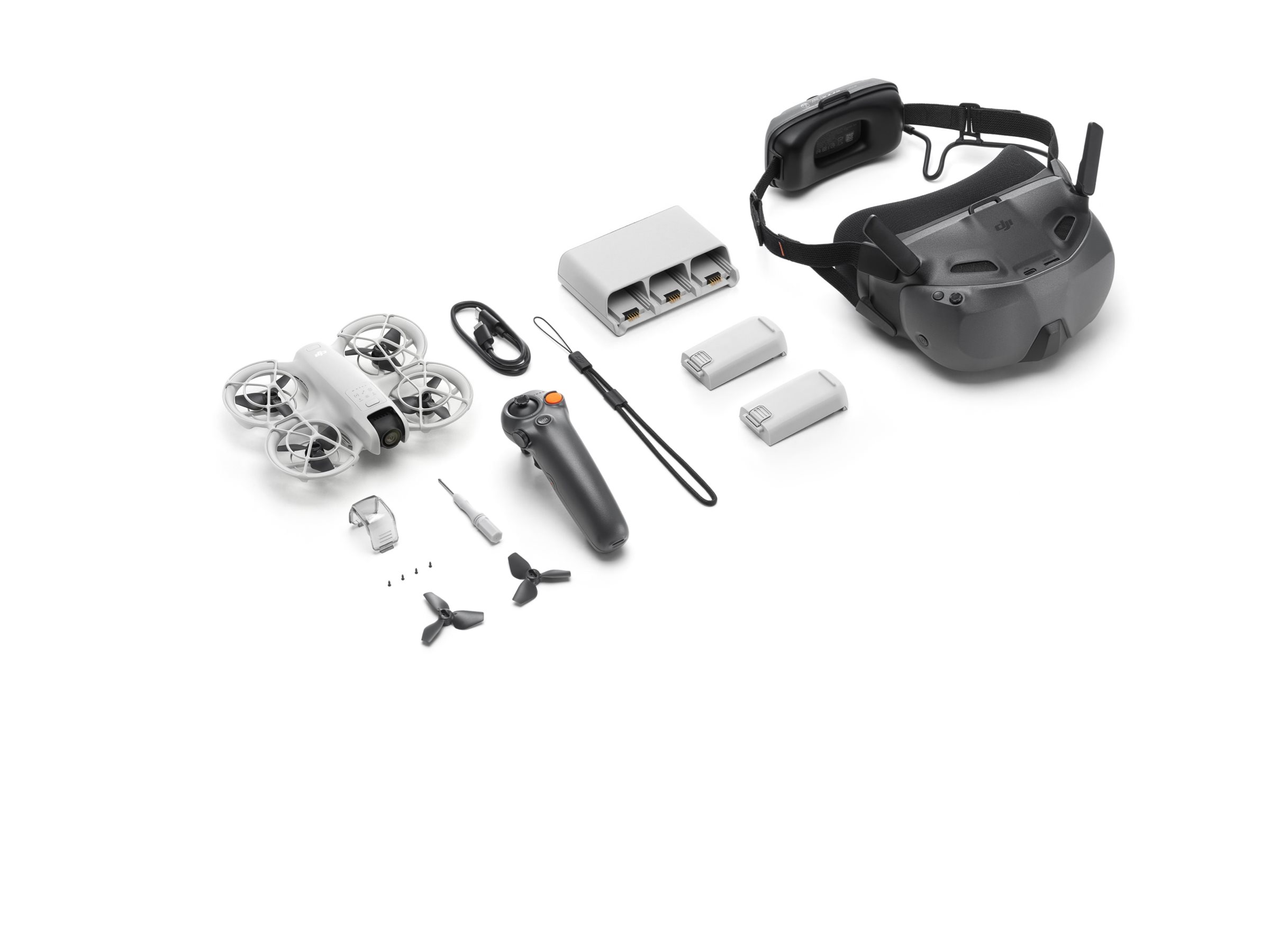 DJI Neo Fly More Combo Drohne 135 g Schwarz, Weiß