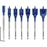 Bosch Accessories 2608900334 Holz-Fräsbohrer-Set 16 mm, 18 mm, 20 mm, 22 mm, 25 mm, 32 mm Sechskantschaft 7 St.