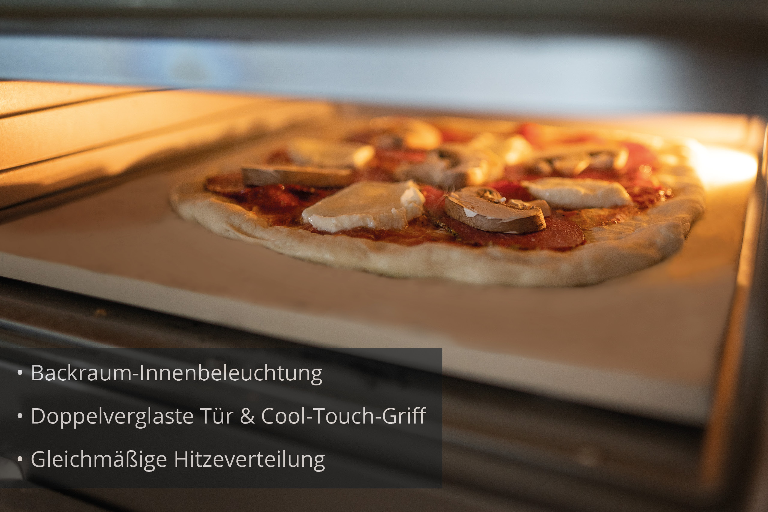 Unold Alfredo Pizzaofen 1700 W Schwarz