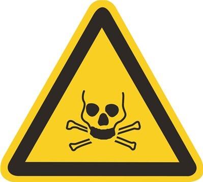 Abtec GmbH Warnzeichen 200mm Kunststoff Warnung vor giftigen Stoffen (5880605)