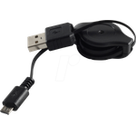 shiverpeaks BS14-18001 USB Kabel 1 m USB 2.0 USB A Micro-USB B Schwarz (BS14-18001)