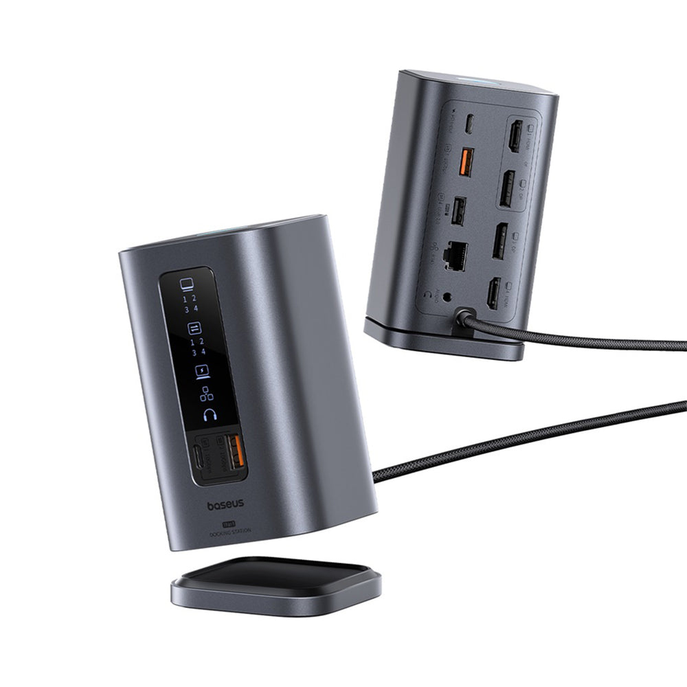 Baseus Spacemate 11-in-1 Dockingstation Grau