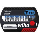 WIHA 41824 - Bit-Satz FlipSelector, 13-teilig gemischt, 25 mm, T-Bit (41824)