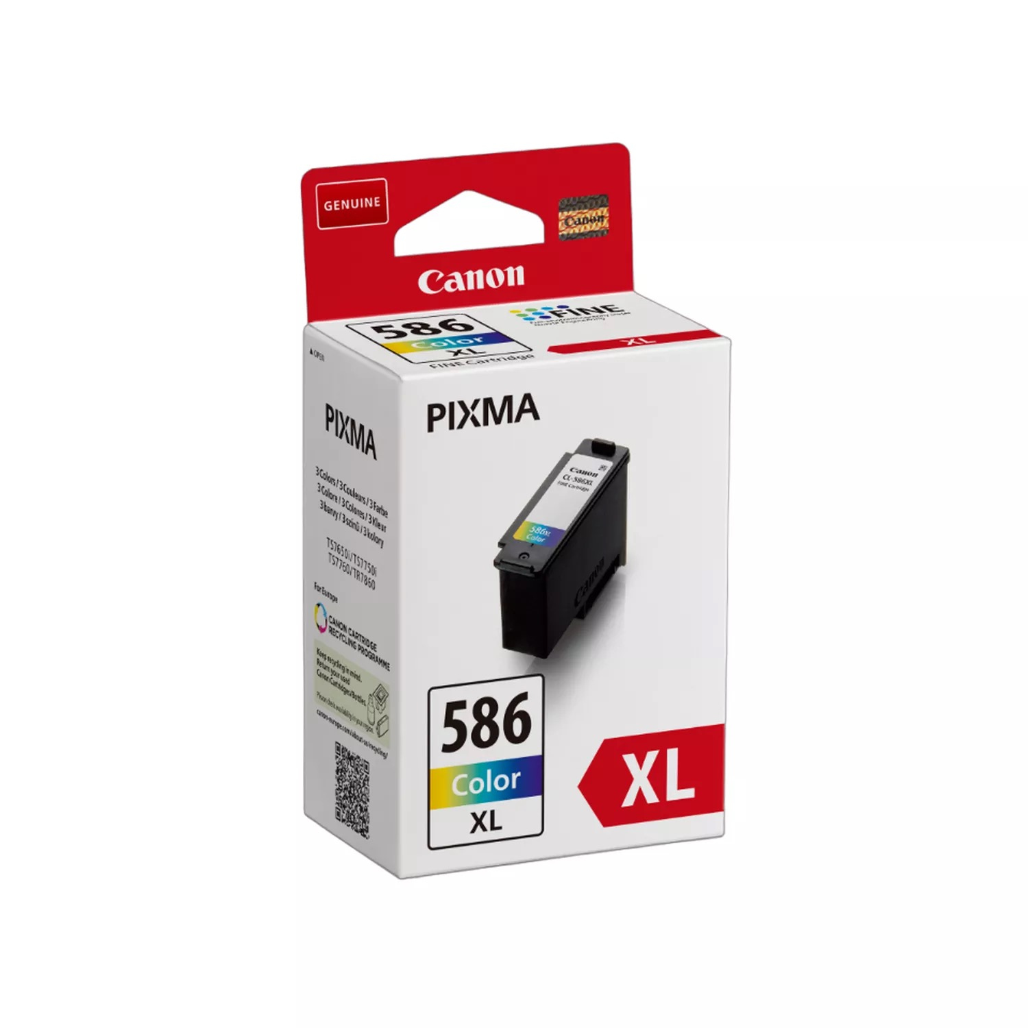 Canon CL-586XL Hohe Ergiebigkeit Cyan, Magenta, Gelb