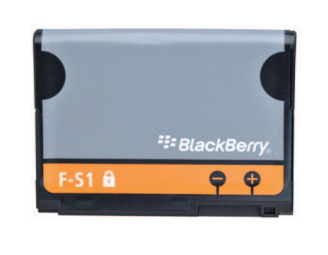 BlackBerry F-S1 Akku 1270 mAh 3,7 V Schwarz