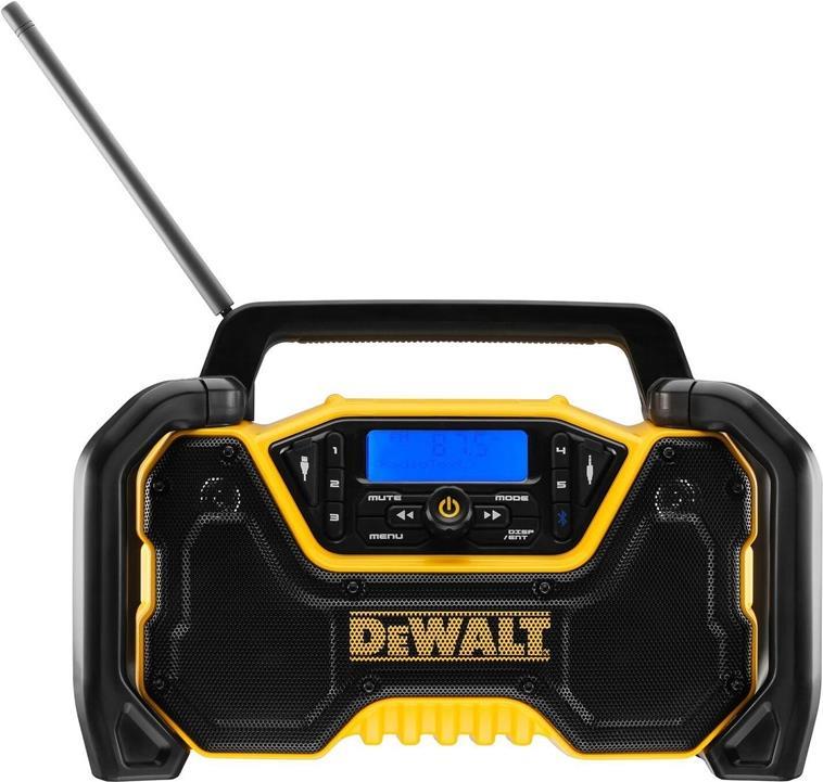 DeWalt DCR029 XR Akku- und Netz-Radio (DAB+ und FM Stereo Radio, extrem Robustes Gehäuse, mit Bluetooth, Digitalanzeige 
