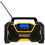 DeWalt DCR029 XR Akku- und Netz-Radio (DAB+ und FM Stereo Radio, extrem Robustes Gehäuse, mit Bluetooth, Digitalanzeige mit Hintergrundbeleuchtung, Lieferung ohne Akku und Ladegerät) (DCR029)