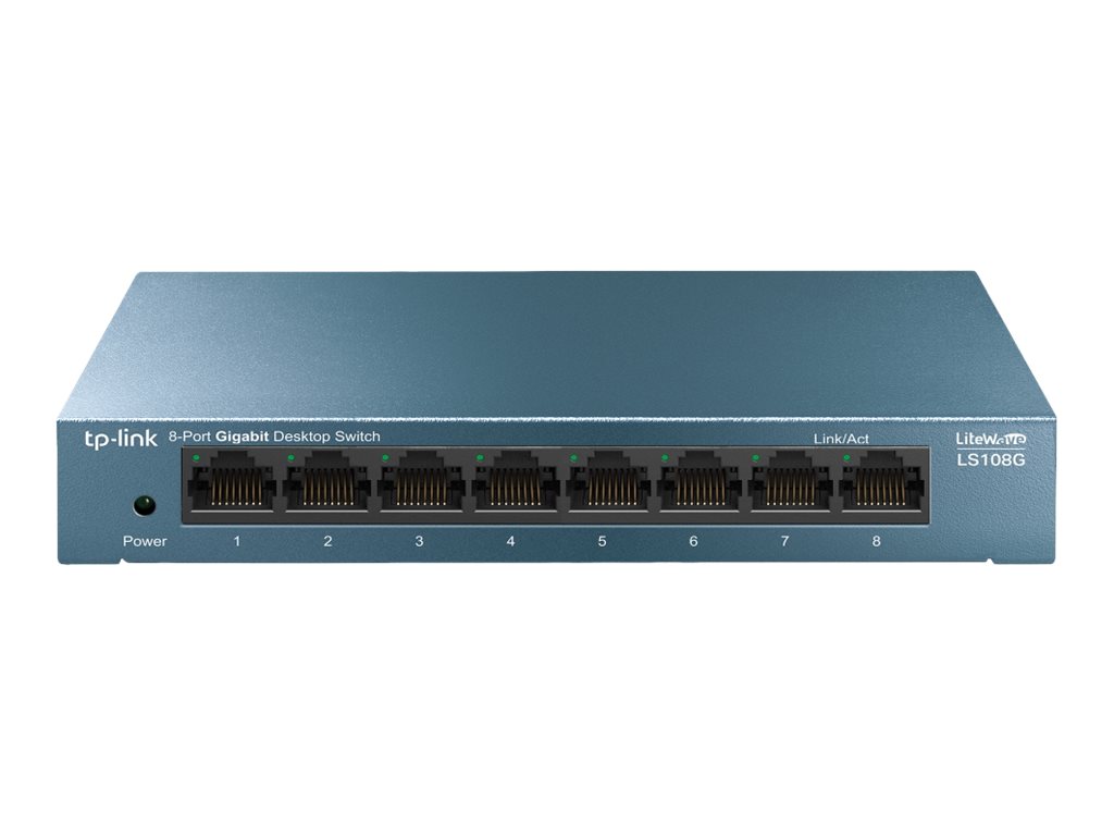 TP-Link LiteWave LS108G Gigabit Switch 8 Ports Blue