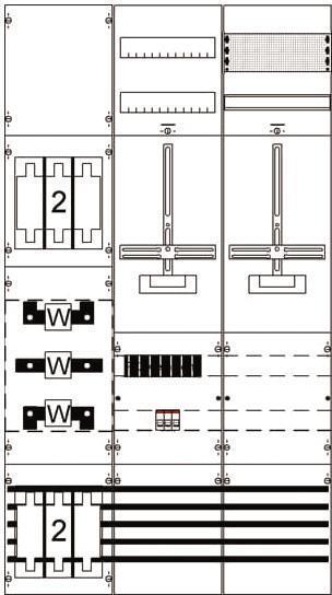 ABB KA4282 KA4282 Mess-u.Wandlerfeld kpl.H5/B2 (2CPX035091R9999)