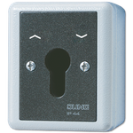 JUNG 834.28G Elektroschalter Key-operated switch Schwarz - Weiß (834.28G)