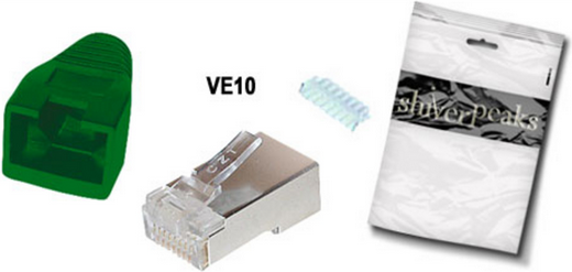 shiverpeaks BS72057-G-10 Drahtverbinder RJ-45 Grün (BS72057-G-10)