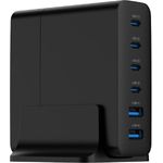 Gembird TA-UC-2A4C-PD75-01-BK Ladegerät für Mobilgeräte Universal Schwarz AC Schnellladung Drinnen (TA-UC-2A4C-PD75-01-BK)