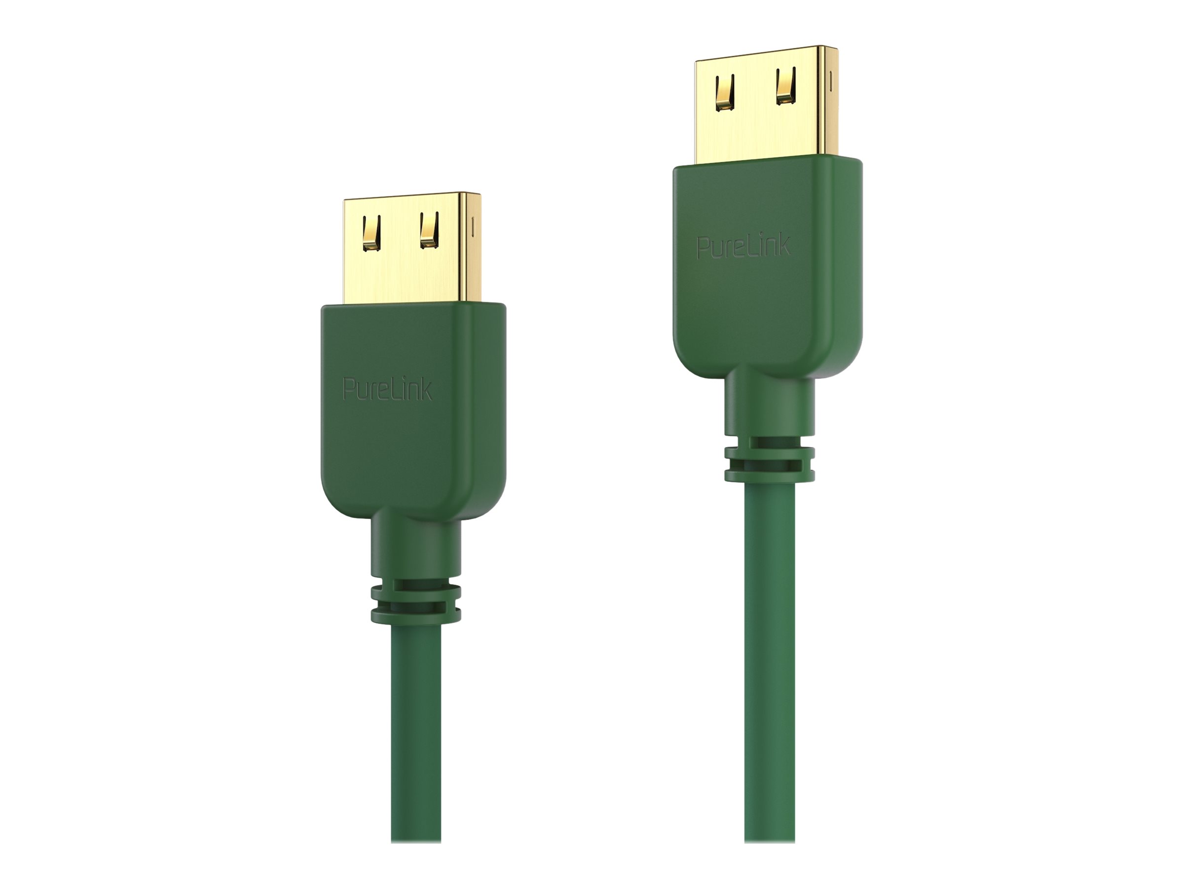 PureLink PureInstall HDMI-Kabel mit Ethernet 1 m 18 Gbit/s 4K@60Hz Grün