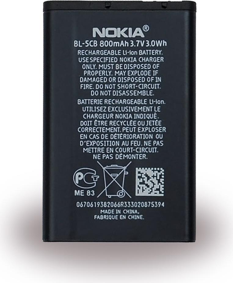 Nokia BL-5CB Li-Ion Akku 800 mAh 3,7 V