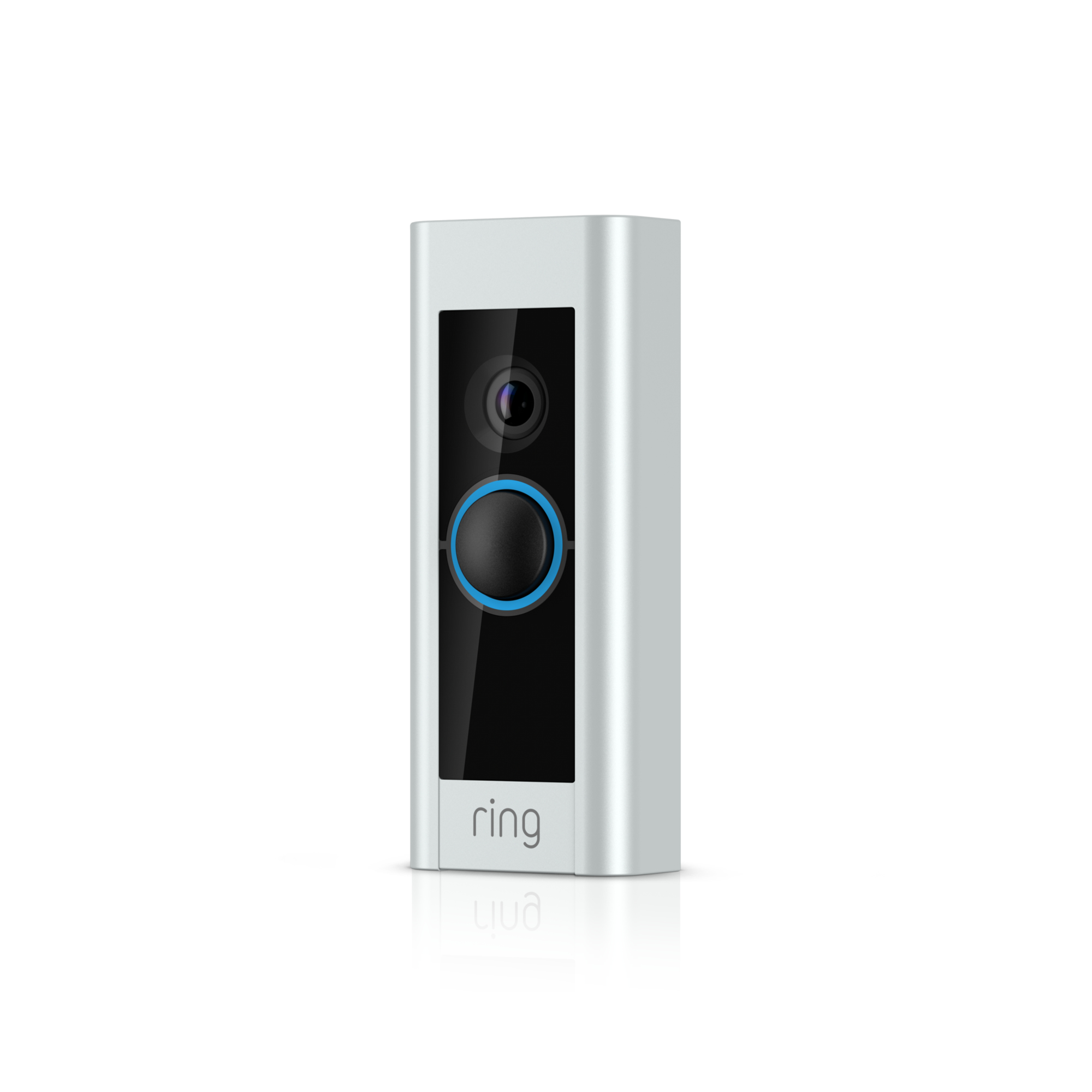 Ring Video Doorbell Pro 2 Plug-in WLAN Videotürklingel mit Plug-in-Adapter Nickel