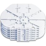 Optotec Spleissmodul für LFC Muffen mit 4 Single Reduced Kassetten (CTR), max. 48 Fasern FTTx (FOCUS-SAMR-HD4-12H)