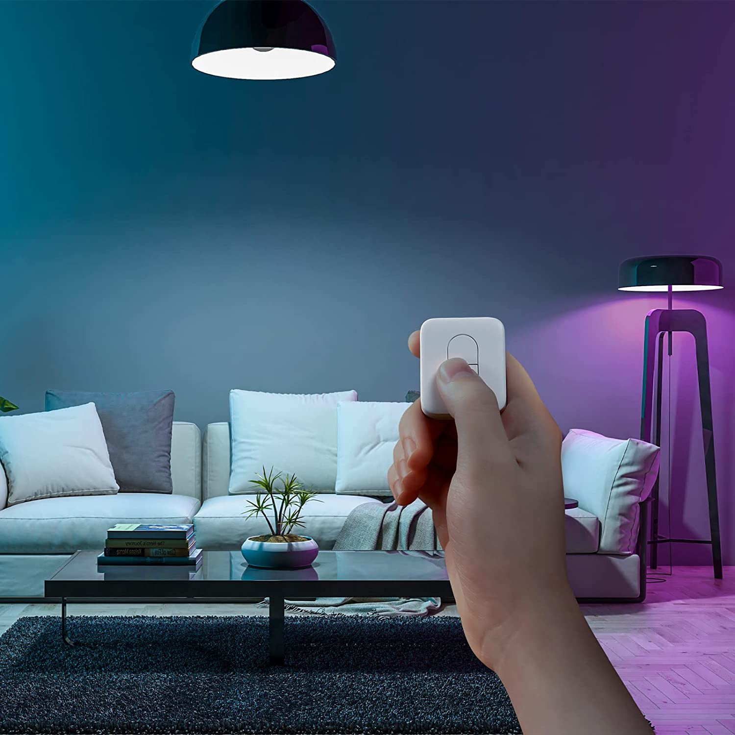 SwitchBot Remote Bluetooth Fernbedienung für Heimbeleuchtung Drucktasten Weiß