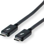 ROLINE 11.02.9042 Thunderbolt-Kabel 2 m Schwarz (11.02.9042)