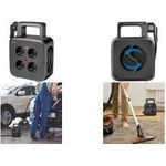 LogiLink Kabeltrommel, 4-fach + 2x USB, Kabel: 5 m, schwarz (LPS504)