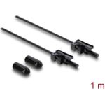 Delock LWL POF Kunststoff Kabel HFBR 4532-4532Z Simplex Stecker zu Simplex Stecker 1 m (91036)