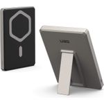 UAG Urban Armor Gear Ultra Slim Rugged Powerbank Magnetic Wireless Charger mit Standfunktion | 1x 20W USB-C | 5.000 mAh | Qi | schwarz/titan | 9B4417113636 (9B4417113636)