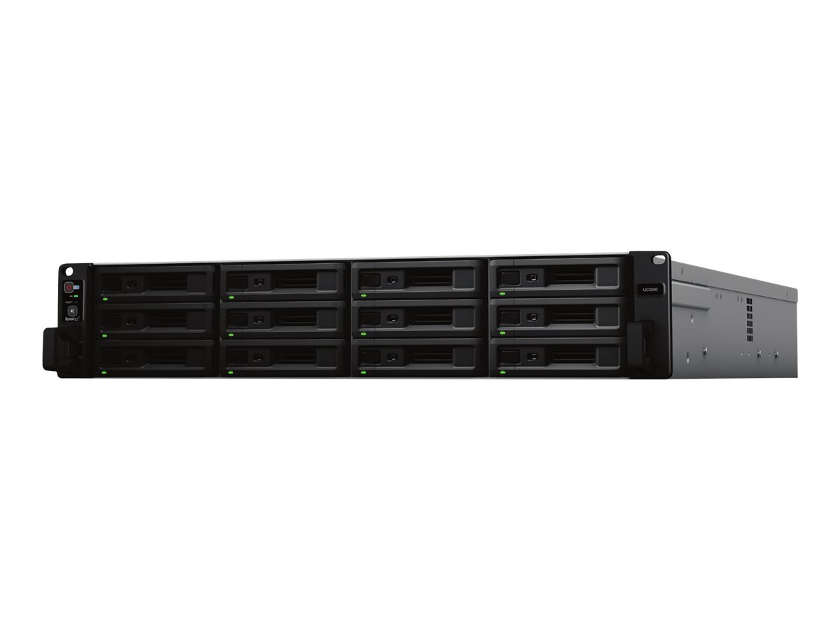 Synology Unified Controller UC3200 12 Schächte SAS 8 GB RAM Schwarz, Grau