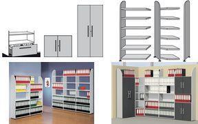 kerkmann Regalfeld Dante ohne Rückwand (B)1.000 mm, weiß 6 Ordnerhöhen, Seitenwange aus melaminharzbeschichtetem - 1 Stück (9713)