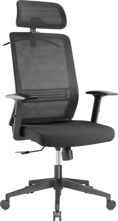 SpeaKa Professional Bürodrehstuhl SP-MOC-001 Schwarz SP-13497412 1 St. (SP-13497412)