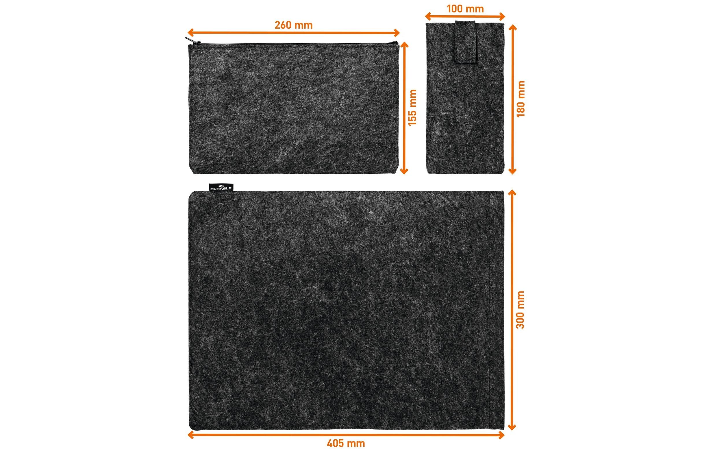 DURABLE MultiBag Effect 16.4" Schutzhülle Grau