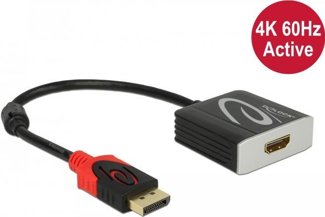 DeLOCK 65207 Videokabel-Adapter 0,2 m DisplayPort HDMI (65207)
