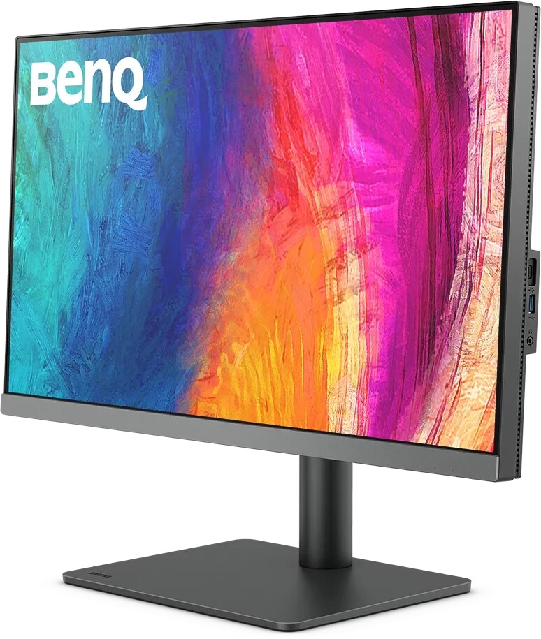 BenQ PD2706U 27 Zoll  3.840 x 2.160 Pixel  60 Hz  IPS  16:9  Reaktionszeit 5 ms  1.200:1  Pixeldichte 163 ppi  Helligkeit 350 cd/m²  HDMI  Display Port  USB-C  90 W USB-C Power Delivery  mit Lautsprecher [Energieklasse G] (9H.LLJLB.QEE)
