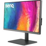 BenQ PD2706U 27 Zoll  3.840 x 2.160 Pixel  60 Hz  IPS  16:9  Reaktionszeit 5 ms  1.200:1  Pixeldichte 163 ppi  Helligkeit 350 cd/m²  HDMI  Display Port  USB-C  90 W USB-C Power Delivery  mit Lautsprecher [Energieklasse G] (9H.LLJLB.QEE)