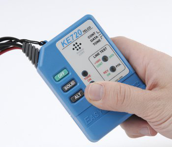 Kurth KE 701 Netzwerkkabel-Tester RJ-11, RJ-45 Blau