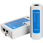 Lanberg NT-0401 Netzwerkkabel-Tester UTP/STP-Kabeltester Blau - Weiß (NT-0401)