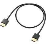 SpeaKa Professional HDMI Anschlusskabel 0.50 m Audio Return Channel, vergoldete Steckkontakte Black [1x HDMI-Stecker - 1x HDMI-Stecker] (SP-9070576)
