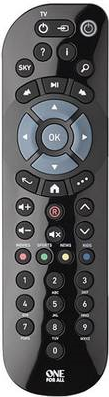 One For All URC 1635 Fernbedienung Schwarz (URC 1635)
