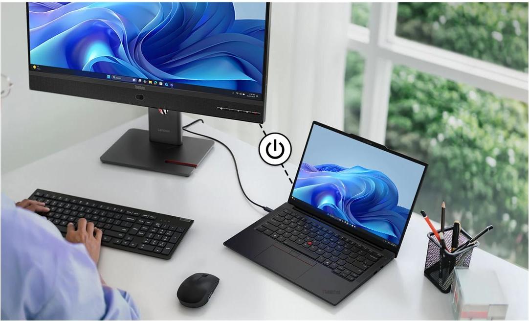 Lenovo ThinkVision T27qd-4v 27" QHD IPS 120 Hz Finsternis schwarz