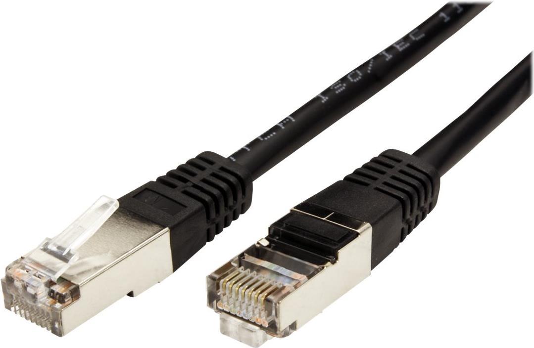 ROLINE 21.15.0185 FTP-Patchkabel Cat5e F/UTP 0,5 m Schwarz