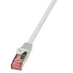 LogiLink Patchkabel, Kat. 6, S/FTP, 7,5 m, grau geschirmt (PIMF), 4 x 2 AWG 27/7, Belegung: 1:1, Kupferader, - 1 Stück (CQ2082S)