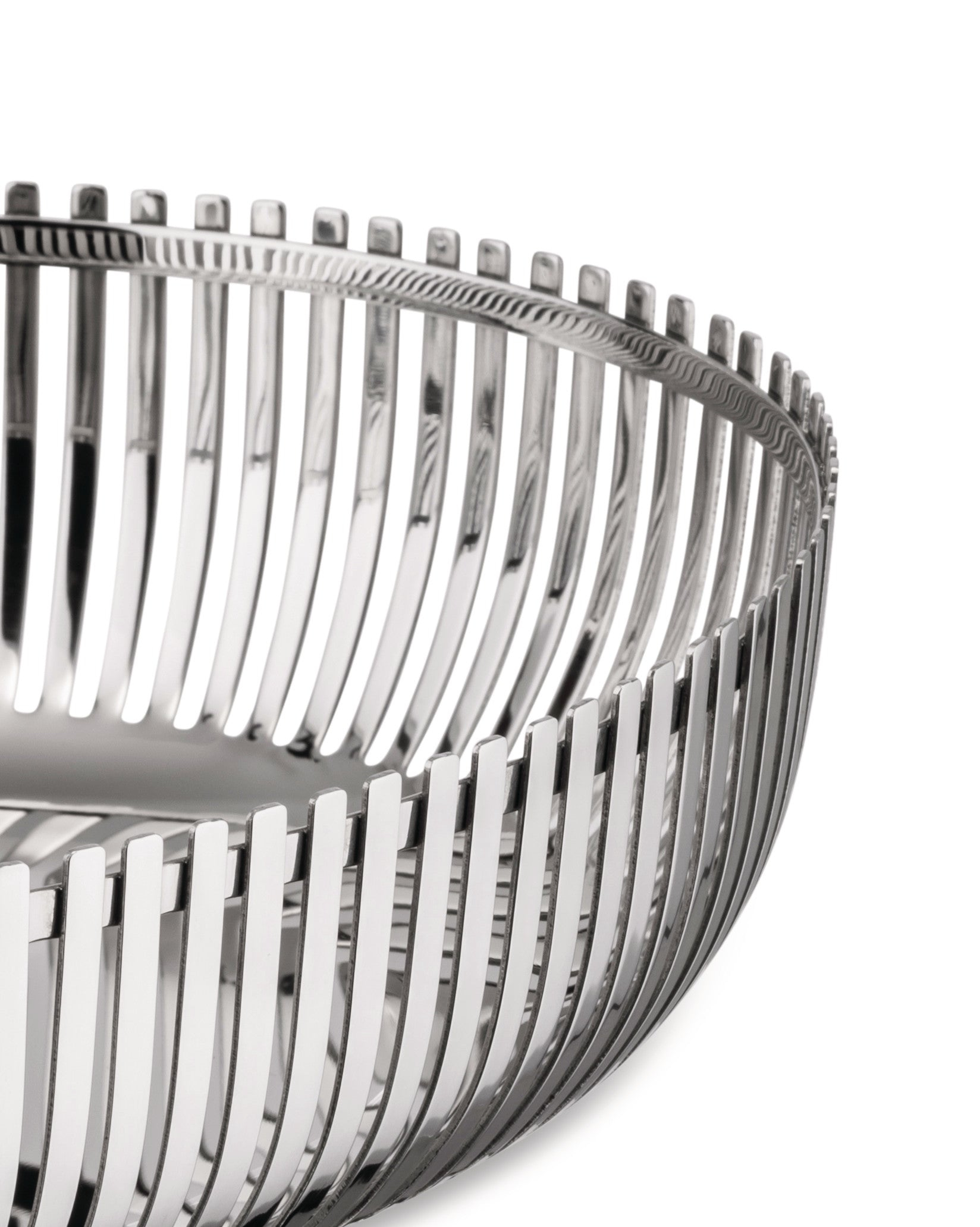 Alessi PCH06/26 Korbschale oval Edelstahl