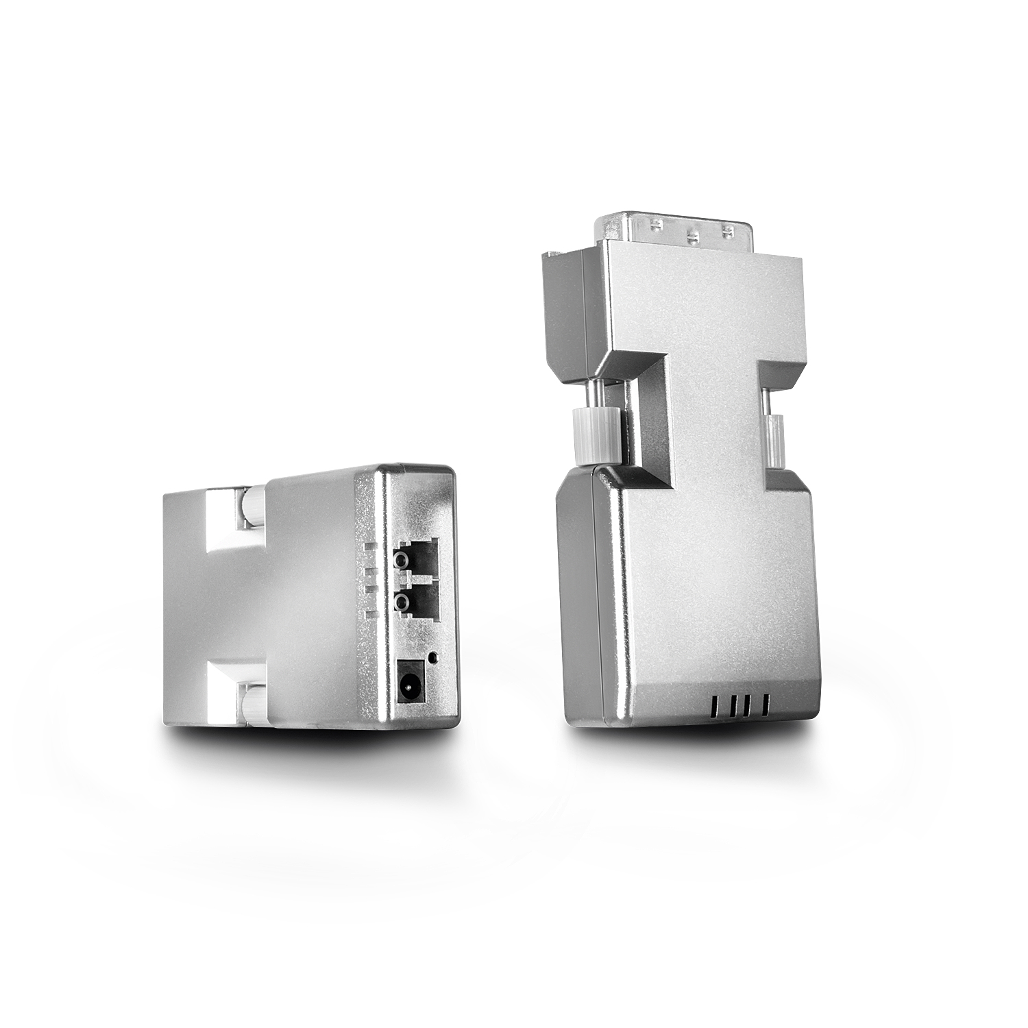 Lindy Fibre Optic DVI-D Single Link Extender 1500 m LC Single-Mode Silber