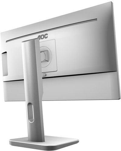 AOC 27P1/GR - LED-Monitor - 68.6 cm (27) - 1920 x 1080 Full HD (1080p) - IPS - 250 cd/m² - 1000:1 - 5 ms - HDMI, DVI, DisplayPort, VGA - Lautsprecher - Grau, RAL 9002 - Sonderposten