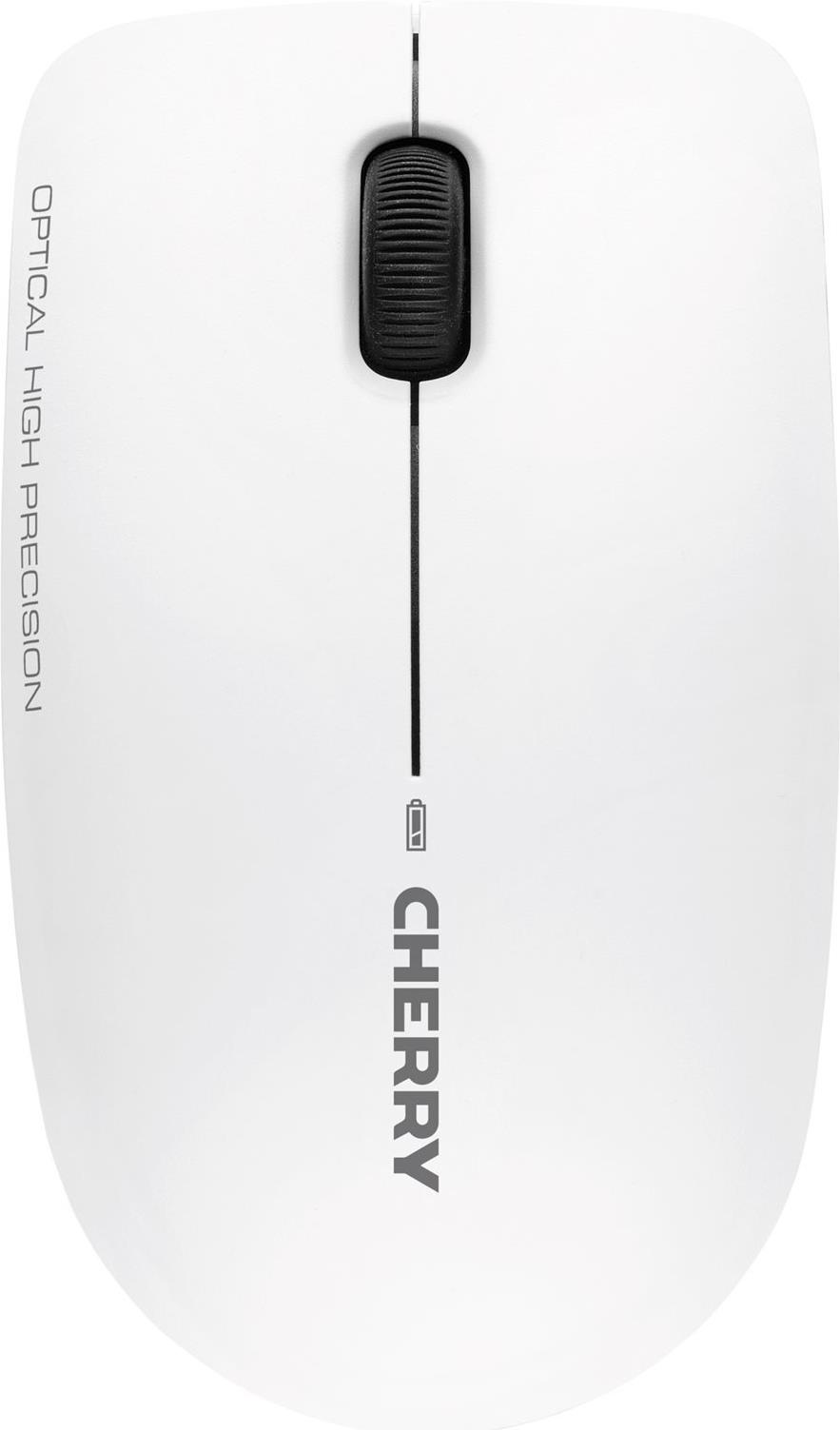 CHERRY DW 3000 Kabelloses Tastatur-und-Maus-Set QWERTZ Deutsch Pale Gray