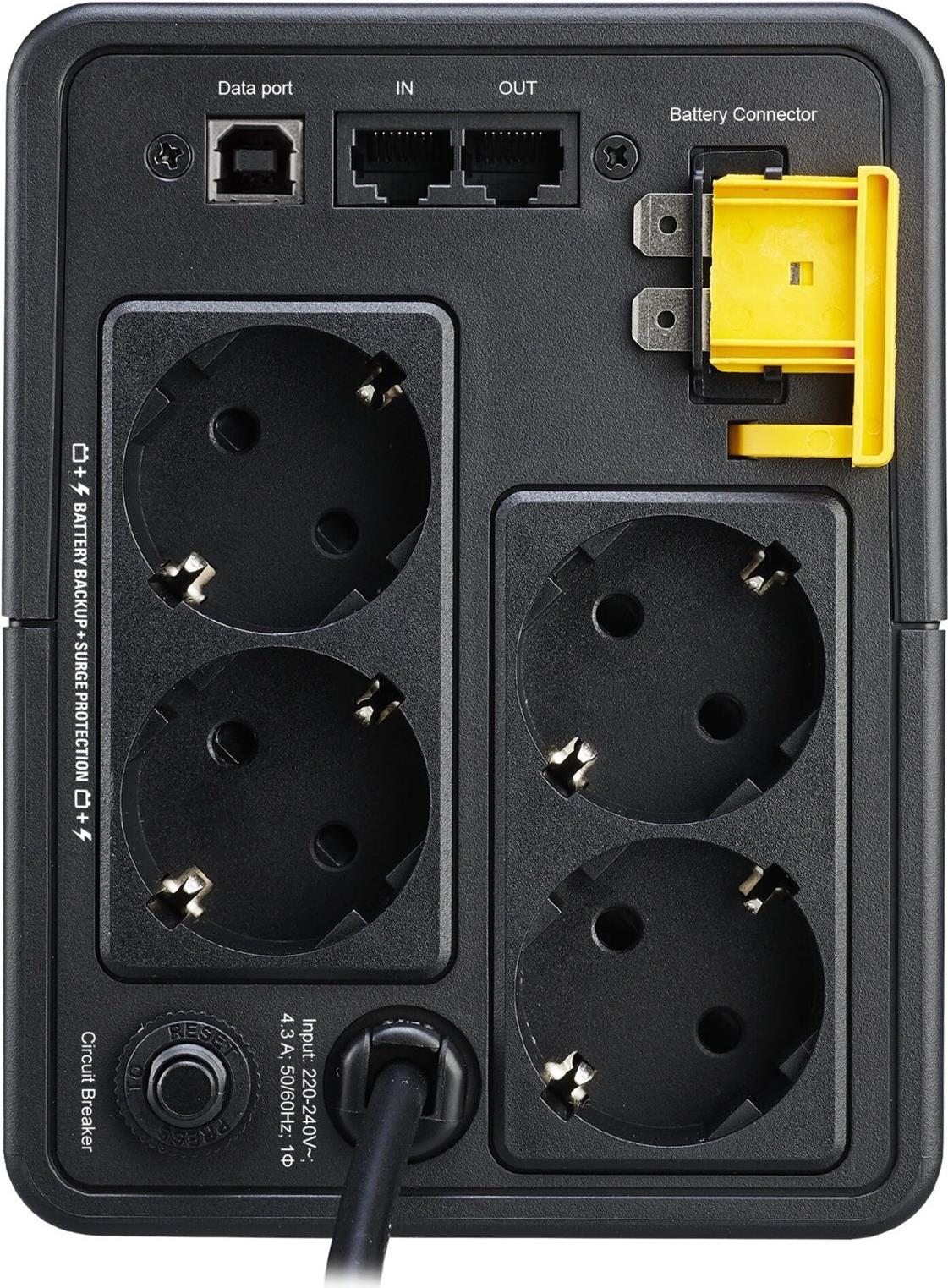 APC Back-UPS BX Series BX950MI-GR Line-Interaktiv USV 950 VA 520 W Schwarz