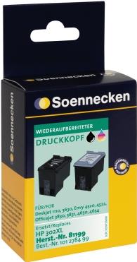 SOENNECKEN Tintenpatrone 81199 wie HP 302XL sw/c/m/y 2 Stück/Pack. (81199)